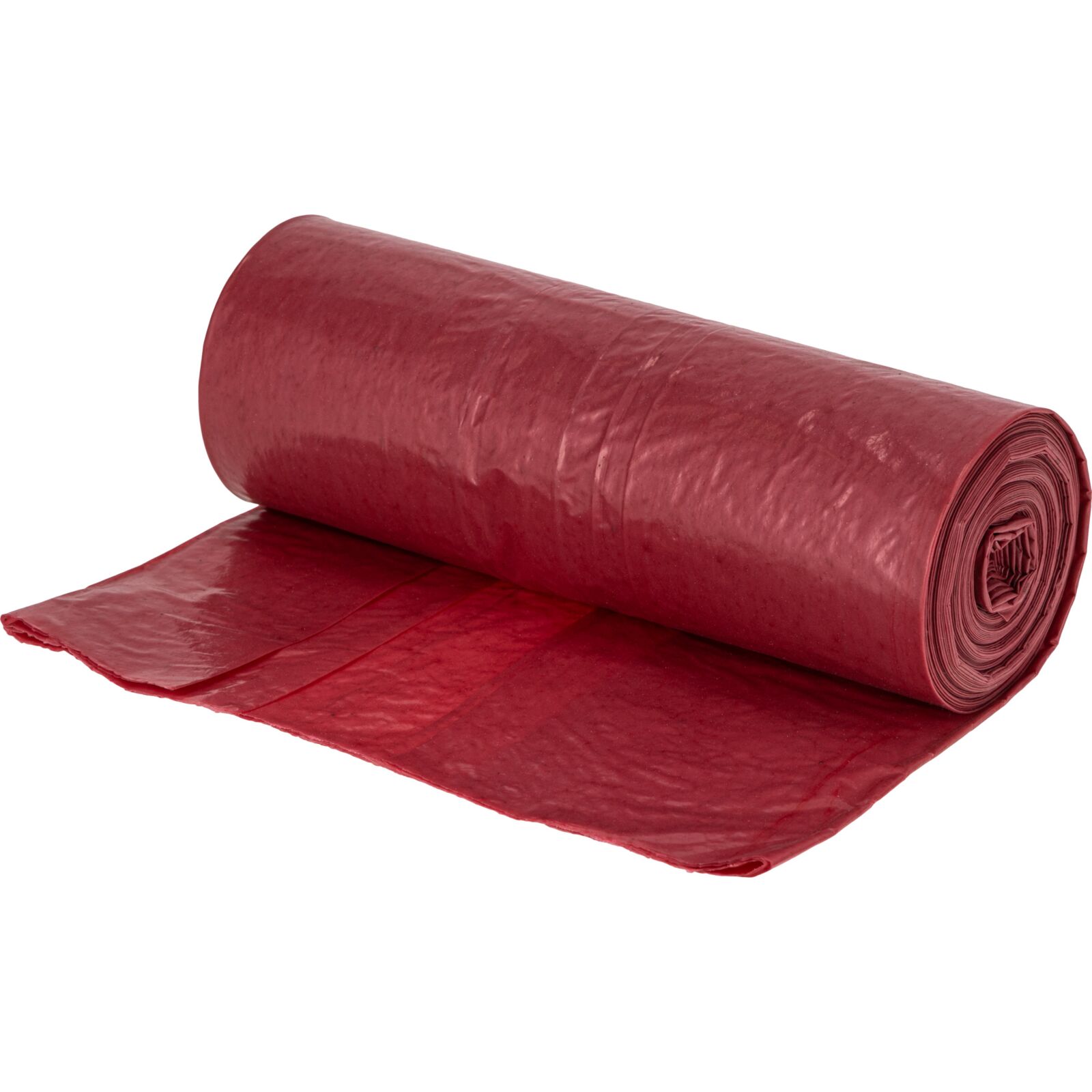 PROLINE TOOLS Sopsäckar 120L, LDPE, Röd, 10st per rulle, Proline - 6