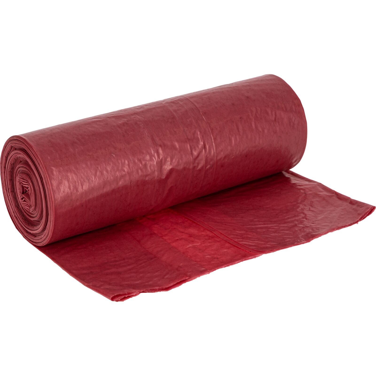 PROLINE TOOLS Sopsäckar 120L, LDPE, Röd, 10st per rulle, Proline - 5