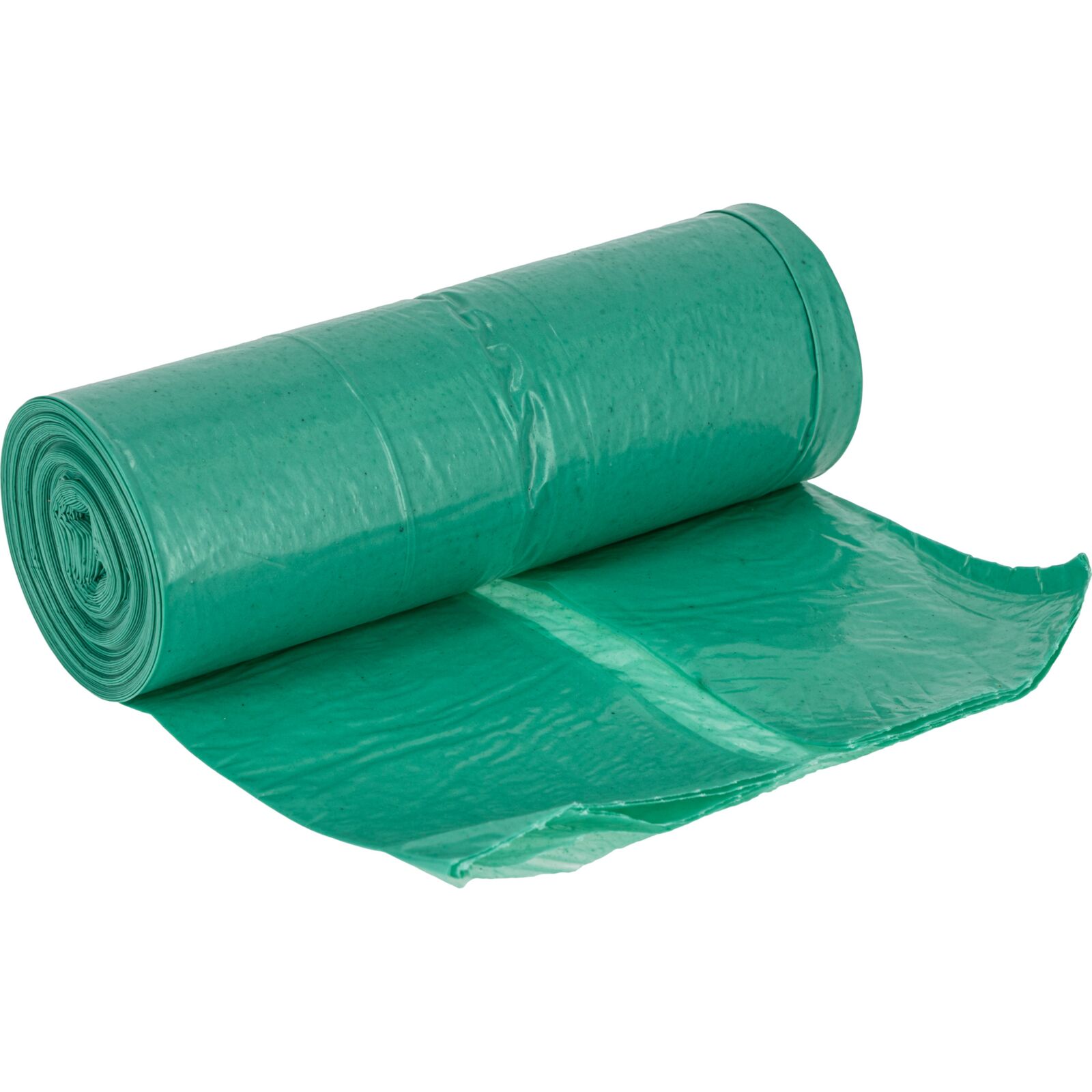 PROLINE TOOLS Sopsäckar 120L, LDPE Grön 10st. per rulle, 8-pack, Proline - 5