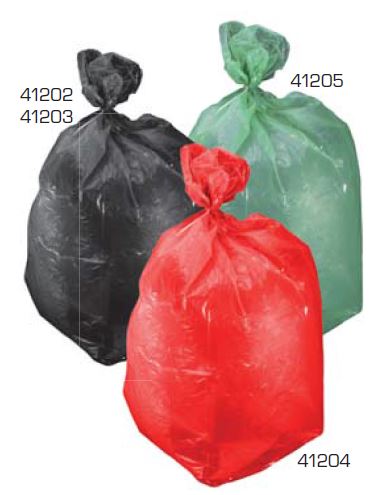 PROLINE TOOLS Sopsäckar 120L, LDPE Grön 10st. per rulle, 8-pack, Proline