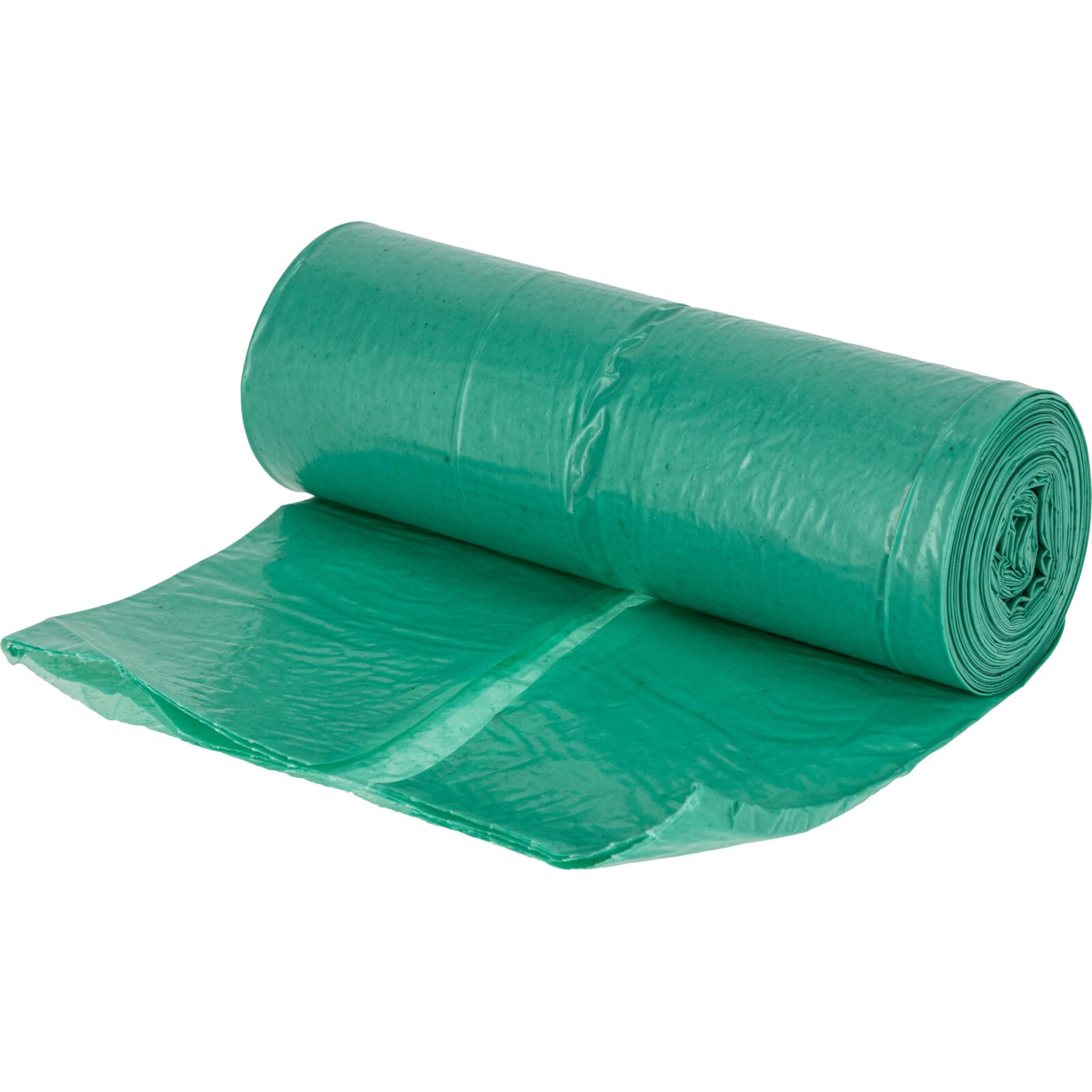 PROLINE TOOLS Sopsäckar 120L, LDPE Grön 10st. per rulle, 8-pack, Proline - 6