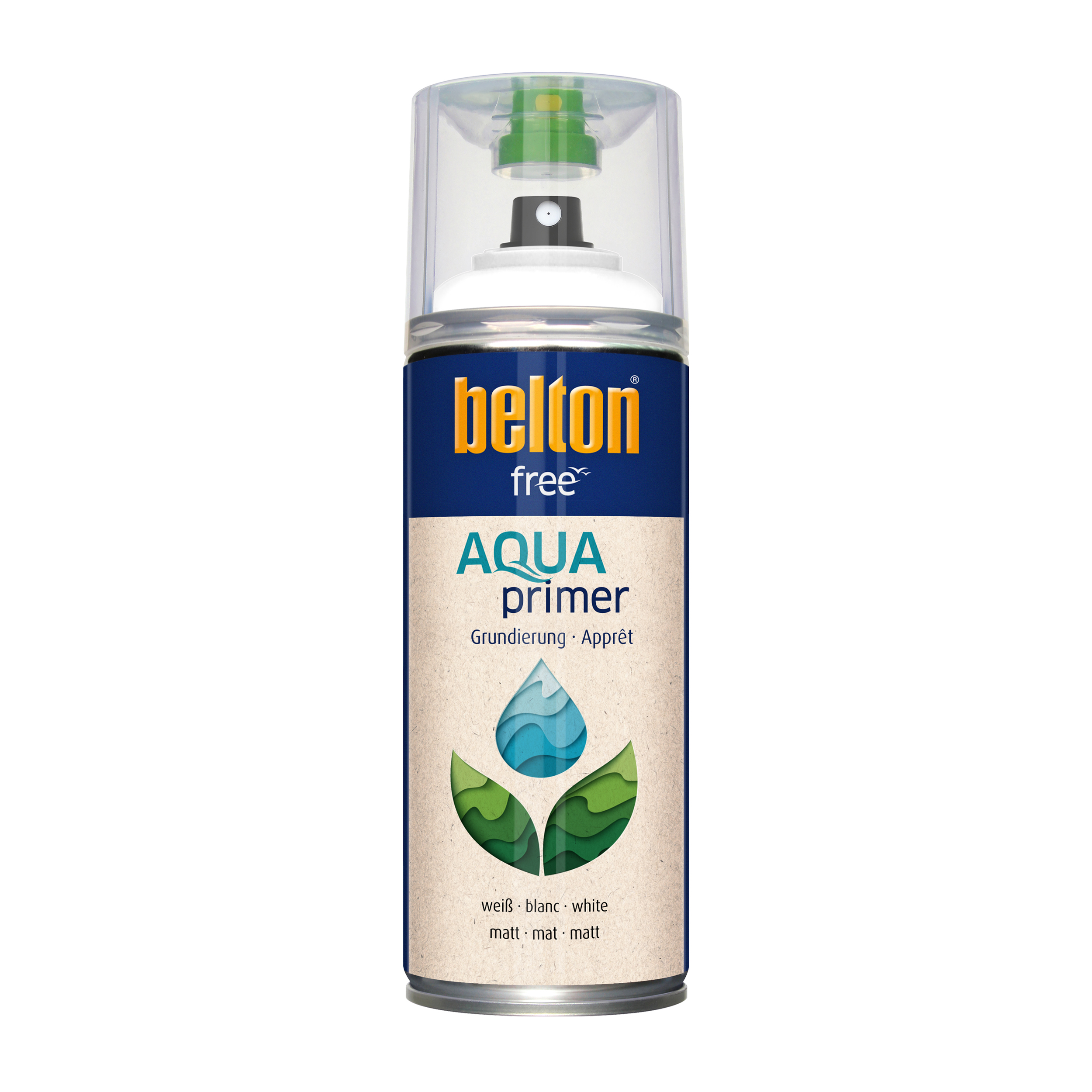 Belton Free Grundfärg Matt Vit 400 ML - 2