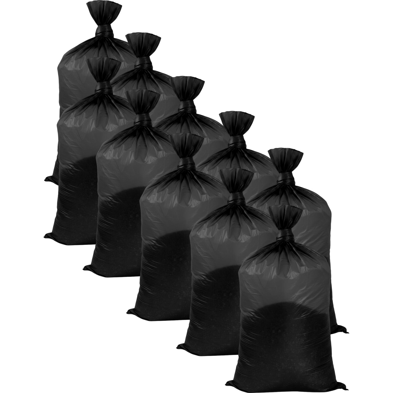 PROLINE TOOLS Grussäck 80L, 10st. per rulle, Tålig LDPE-plast, Proline - 2