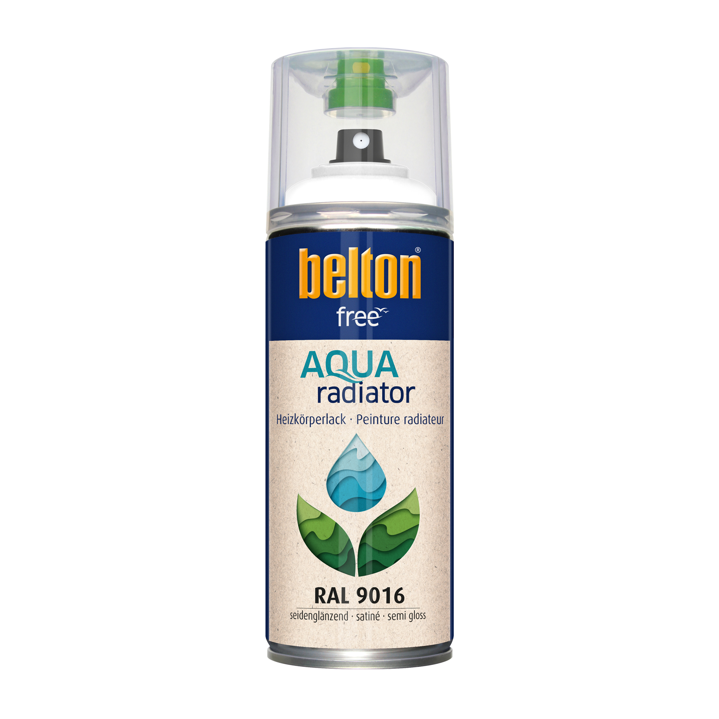 Belton Free Element Halvblank Vit RAL 9016 400 ML - 2