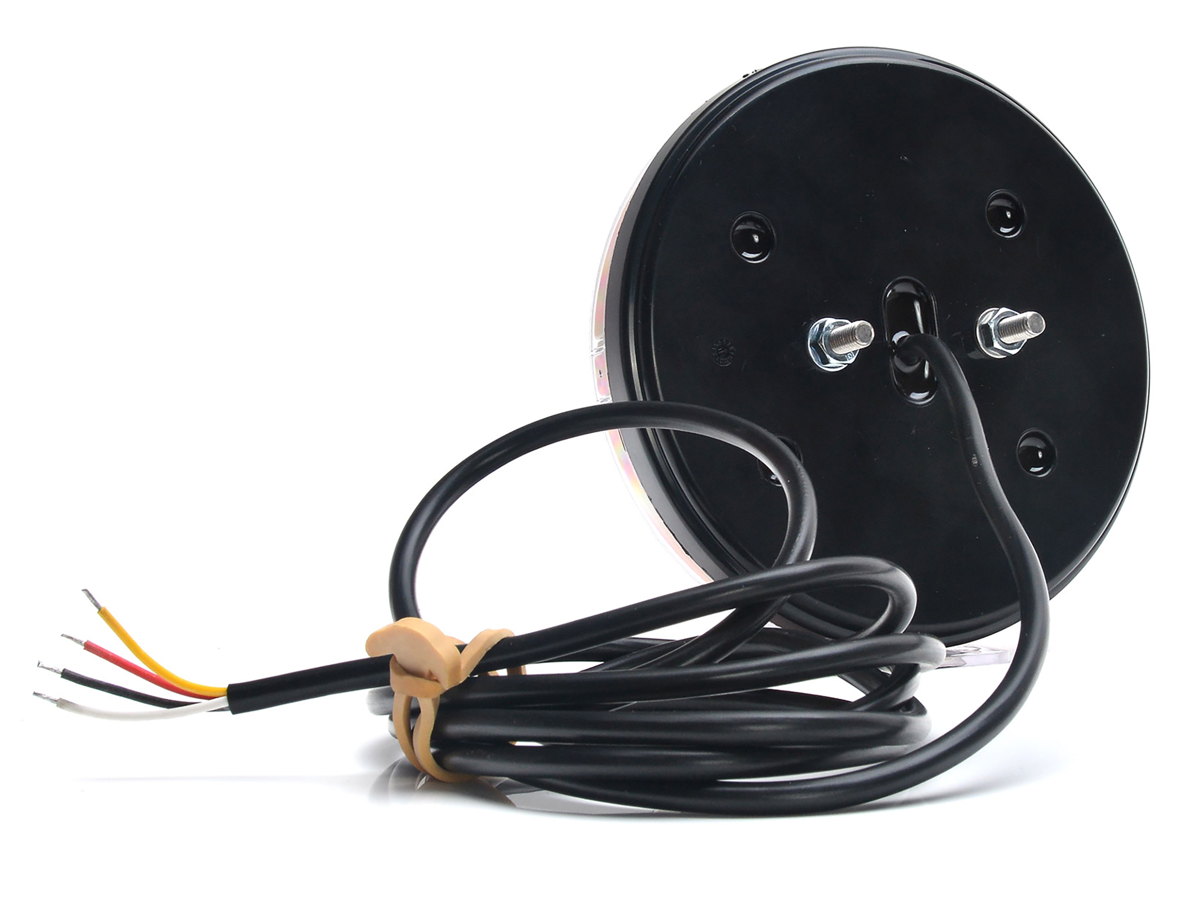 Runt bakljus kabel 3m, med 3 funktioner, klart glas - 4