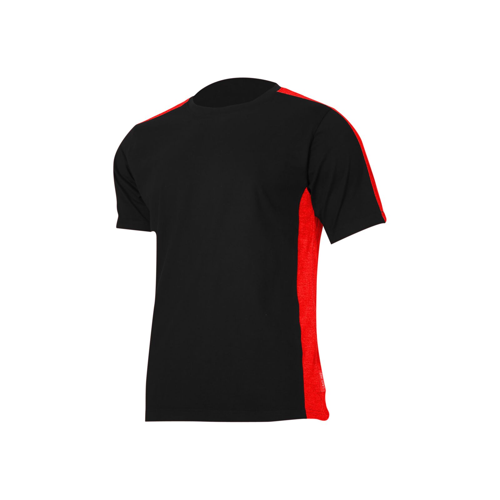 LahtiPro Koszulka T-Shirt 180G/m2, Czarno-Czerw., 2Xl, CE, LAHTI