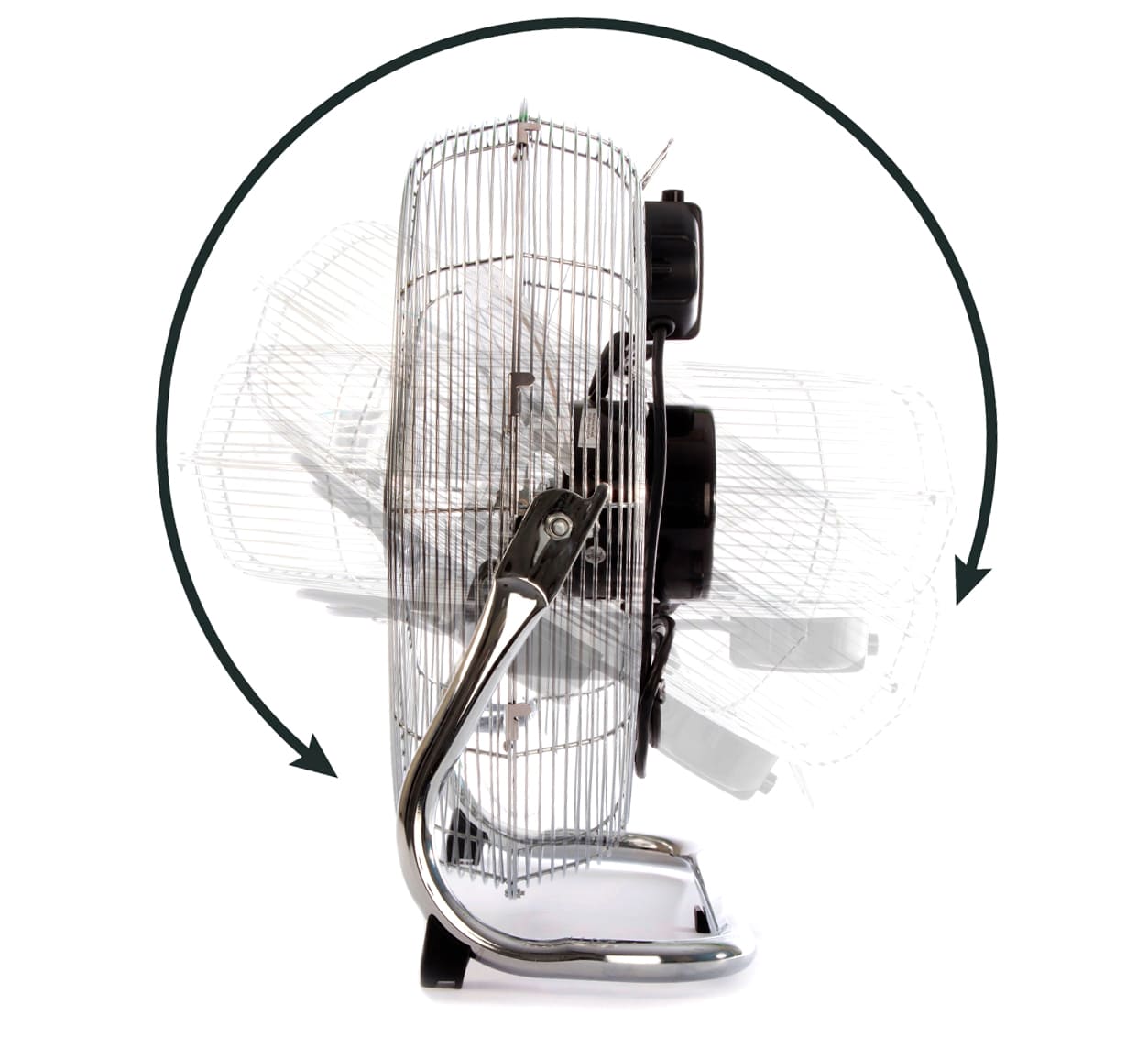 POWERMAT Stor kraftfull fläkt 45 cm (18) 100W, golvmodell - 2