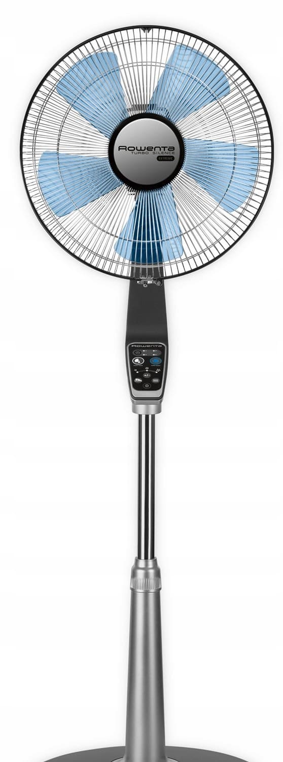 Extremt tyst, stark golvfläkt 35db, 70W, 40 cm, toppkvalitet, fjärr, många finesser, Rowenta - 8