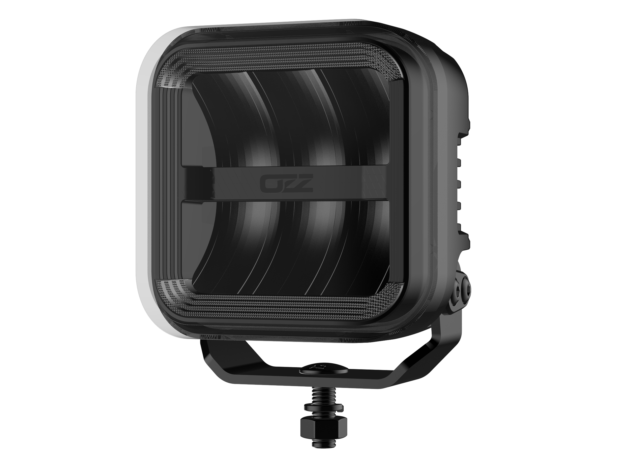OZZ SQR 5" Square extraljus - Black – 24 st