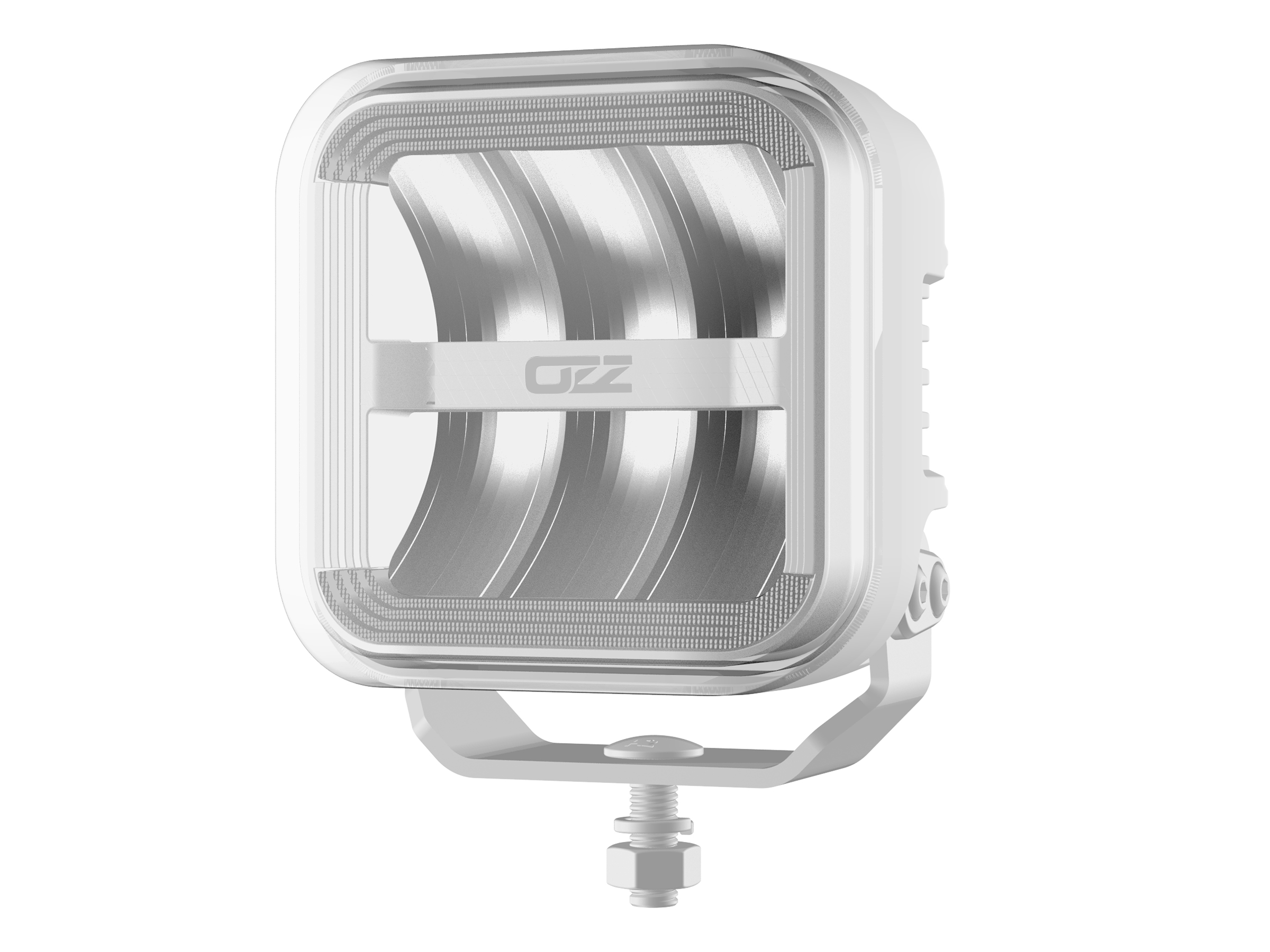 OZZ SQR 5" extraljus - Arctic Edition White - 2