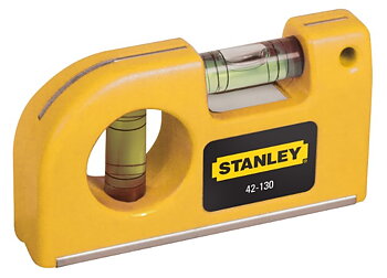 Stanley Vattenpass, fickmodell 87 mm, magnetiskt, horizontell och verktikal, Stanely