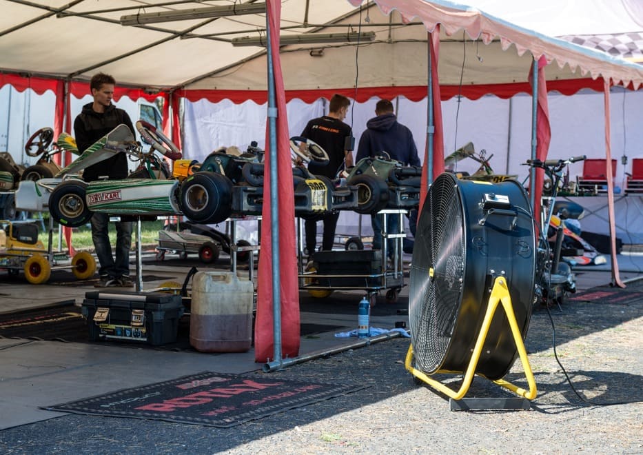 Mobil Industrifläkt 75 cm, 315W, 10200 m³/h, IP44, 360° Rotation, 2 Hastigheter, Master - 3