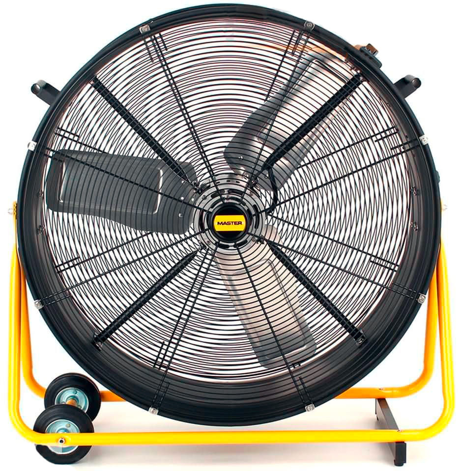 Mobil Industrifläkt 75 cm, 315W, 10200 m³/h, IP44, 360° Rotation, 2 Hastigheter, Master - 6