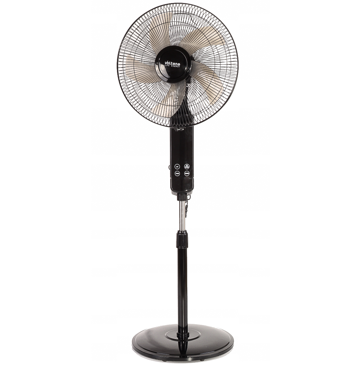 Övriga 3 Golvfläkt med fjärr, tyst och stabil, 3 hastigheter, teleskopfot, 39 cm 50W 125 cm hög Volteno - 10