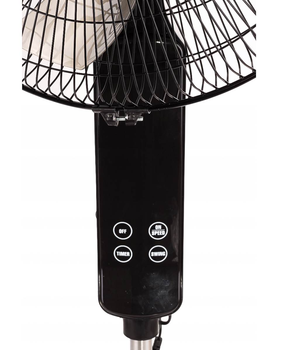 Övriga 3 Golvfläkt med fjärr, tyst och stabil, 3 hastigheter, teleskopfot, 39 cm 50W 125 cm hög Volteno - 8