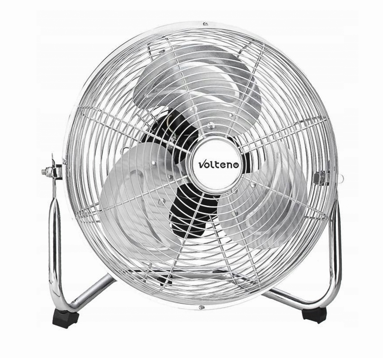 Stor kraftfull fläkt 135W, Golvfläkt, ganska tyst, kromad 50 cm (20) Gecko - 4