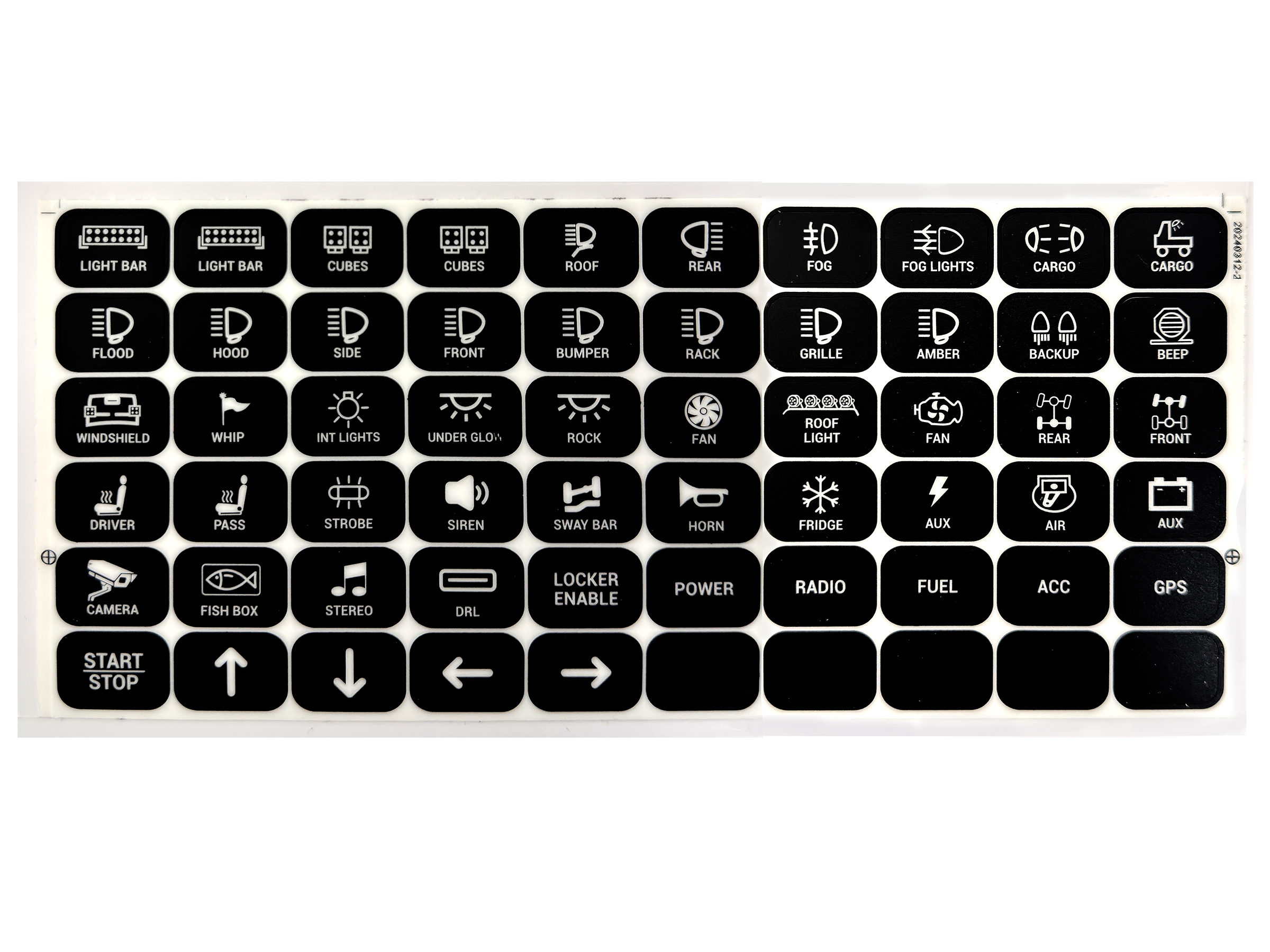 BriodTech Kontrollpanel 4 med reläbox 12/24 V - 4