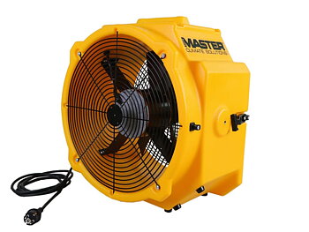 Industrifläkt Rörmodell 40 cm, 6450 m³/h, 285W, IP44, Bärbar, Master