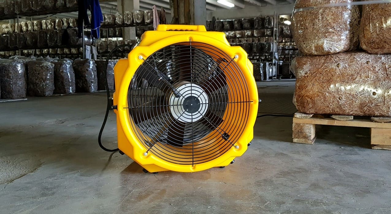 Industrifläkt Rörmodell 40 cm, 6450 m³/h, 285W, IP44, Bärbar, Master - 8