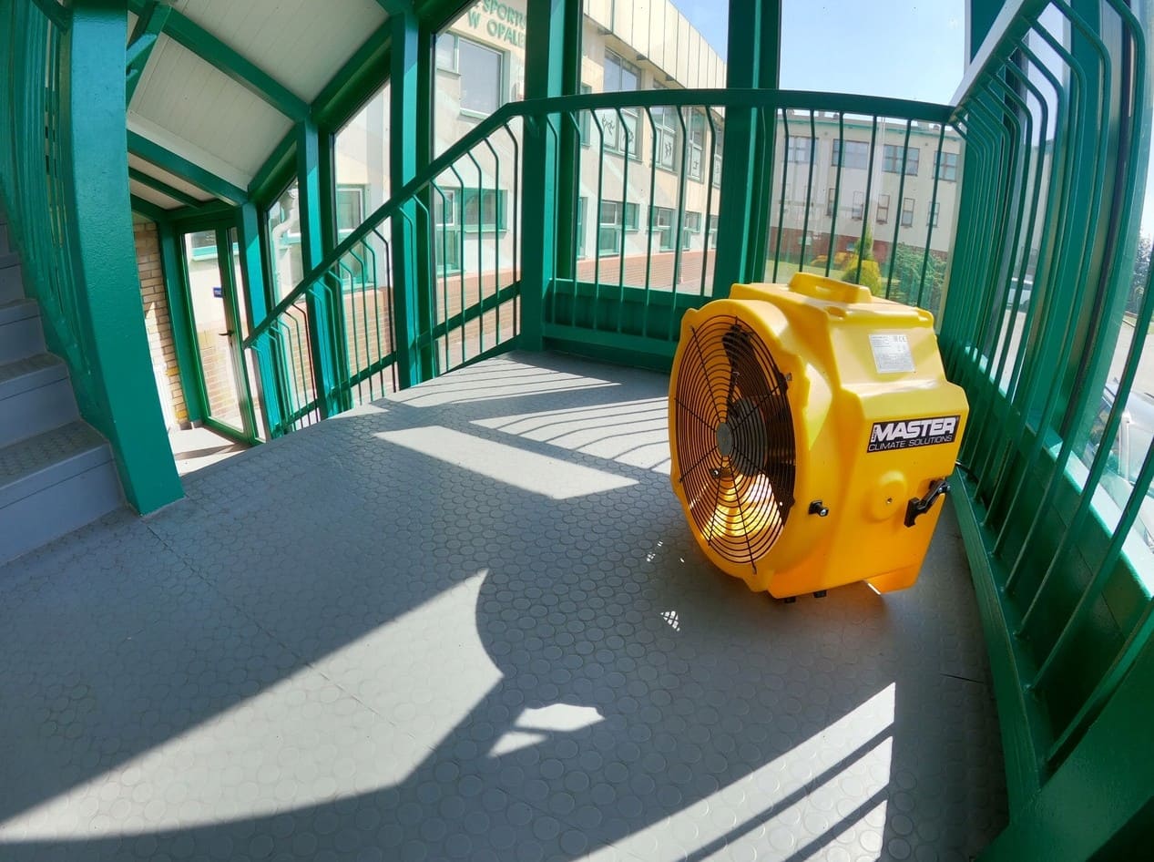 Industrifläkt Rörmodell 40 cm, 6450 m³/h, 285W, IP44, Bärbar, Master - 4