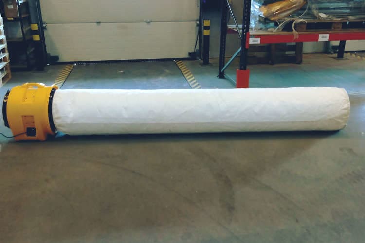 Bärbar Industrifläkt 7800 m³/h, 750W, 40 cm, IP44, Master - 3