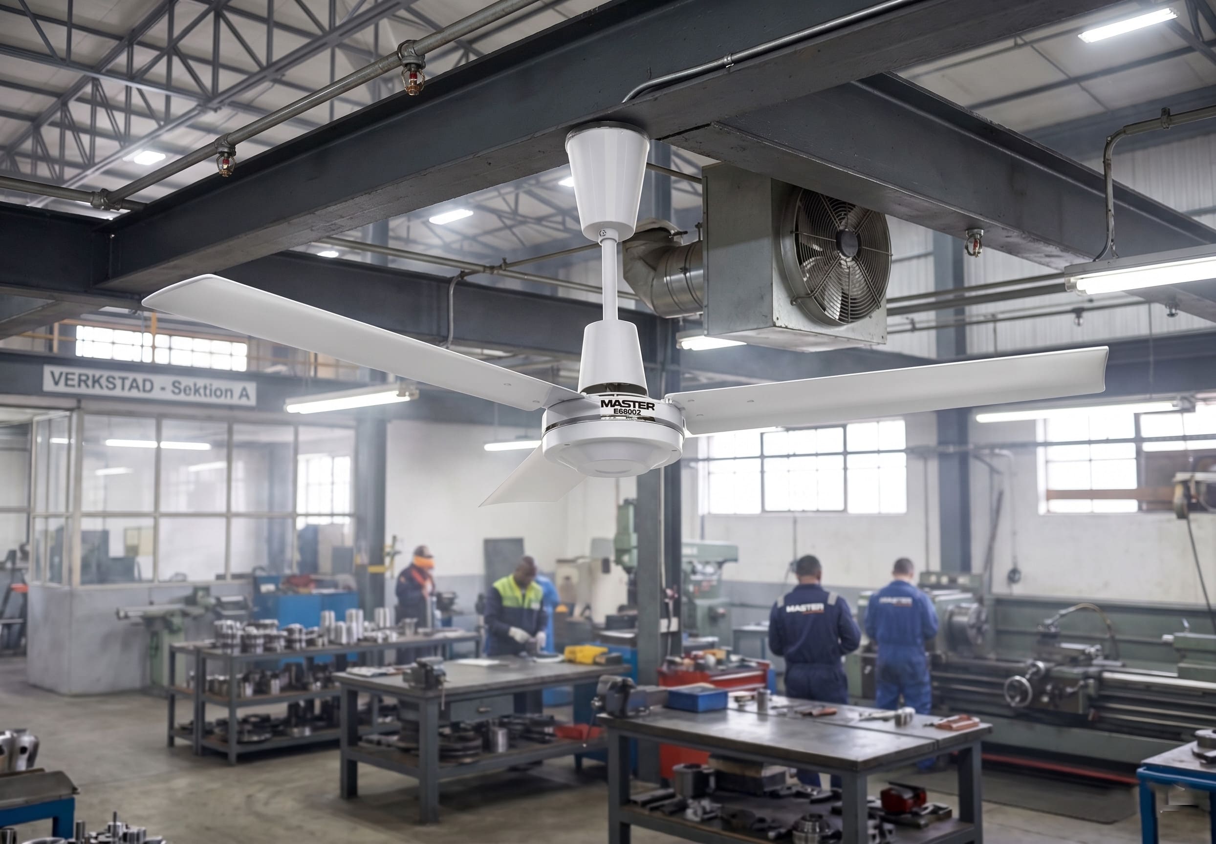 Takfläkt Industri Destratifikator 150 cm 66200 m³/h 470 m², Master - 9
