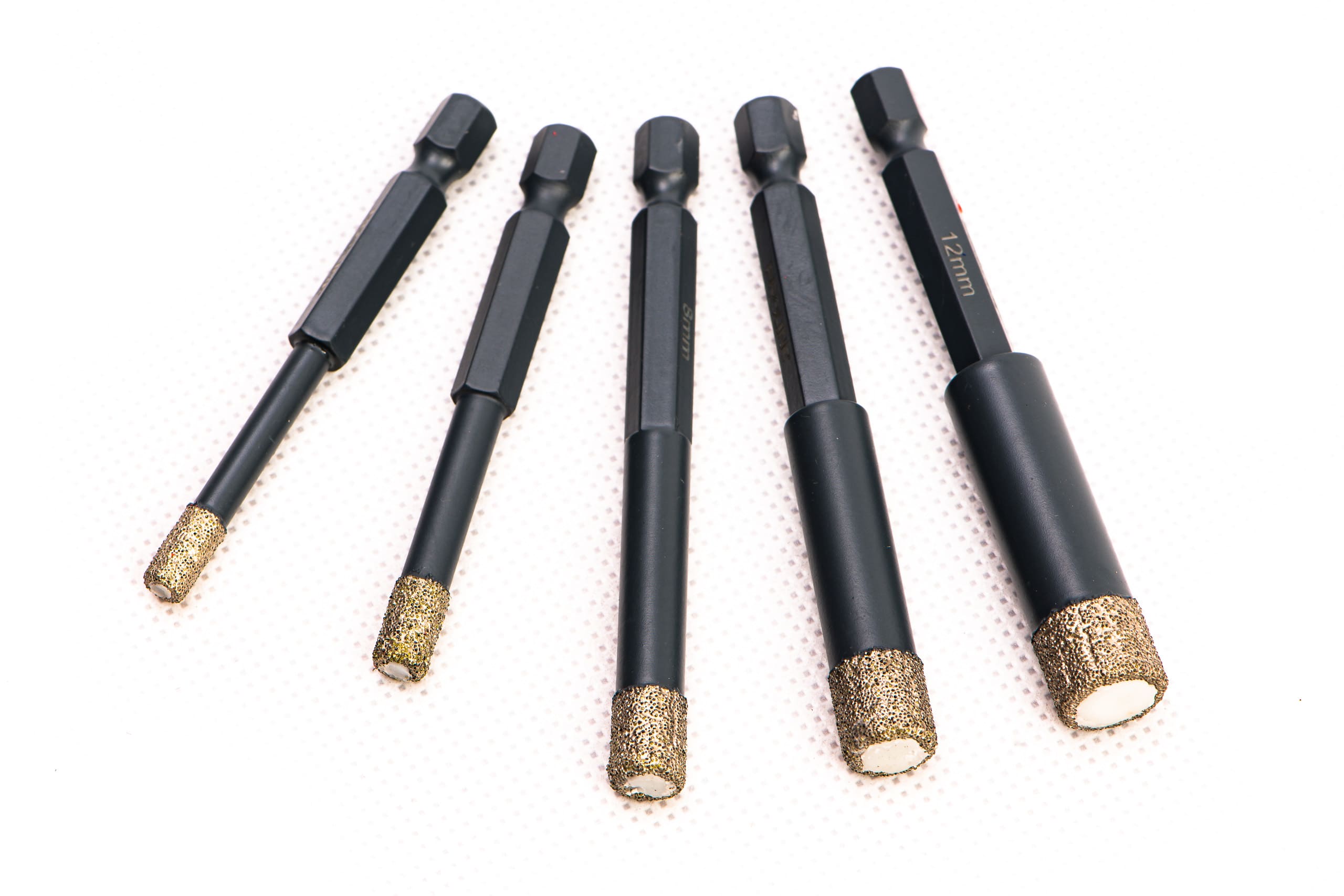 PROLINE TOOLS Hålsåg diamant 5-12 mm, sats 5 st, 1/4, Proline - 7
