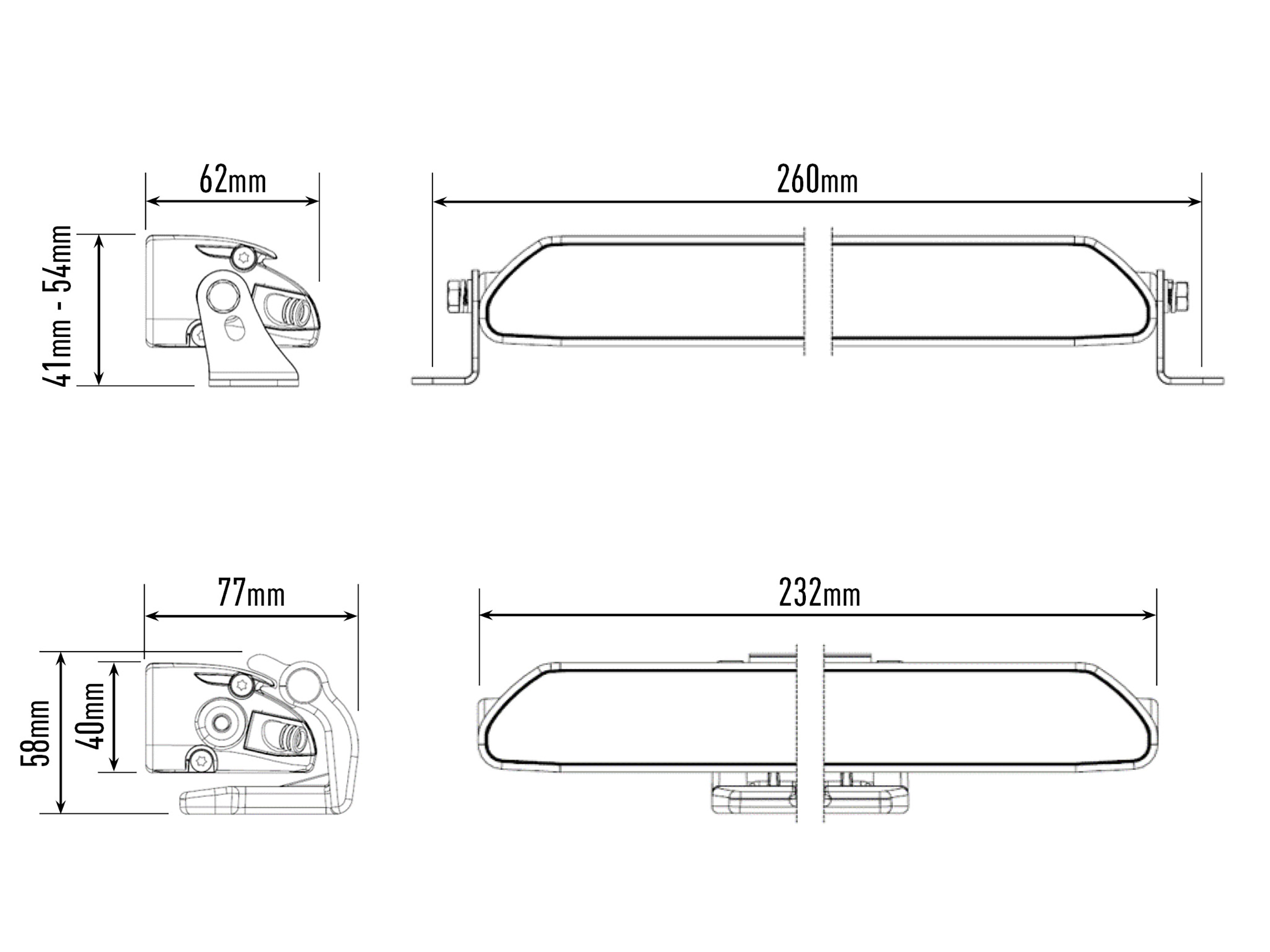 Lazer ledrampskit Isuzu D-Max 2025+ 2x Linear-6 Elite