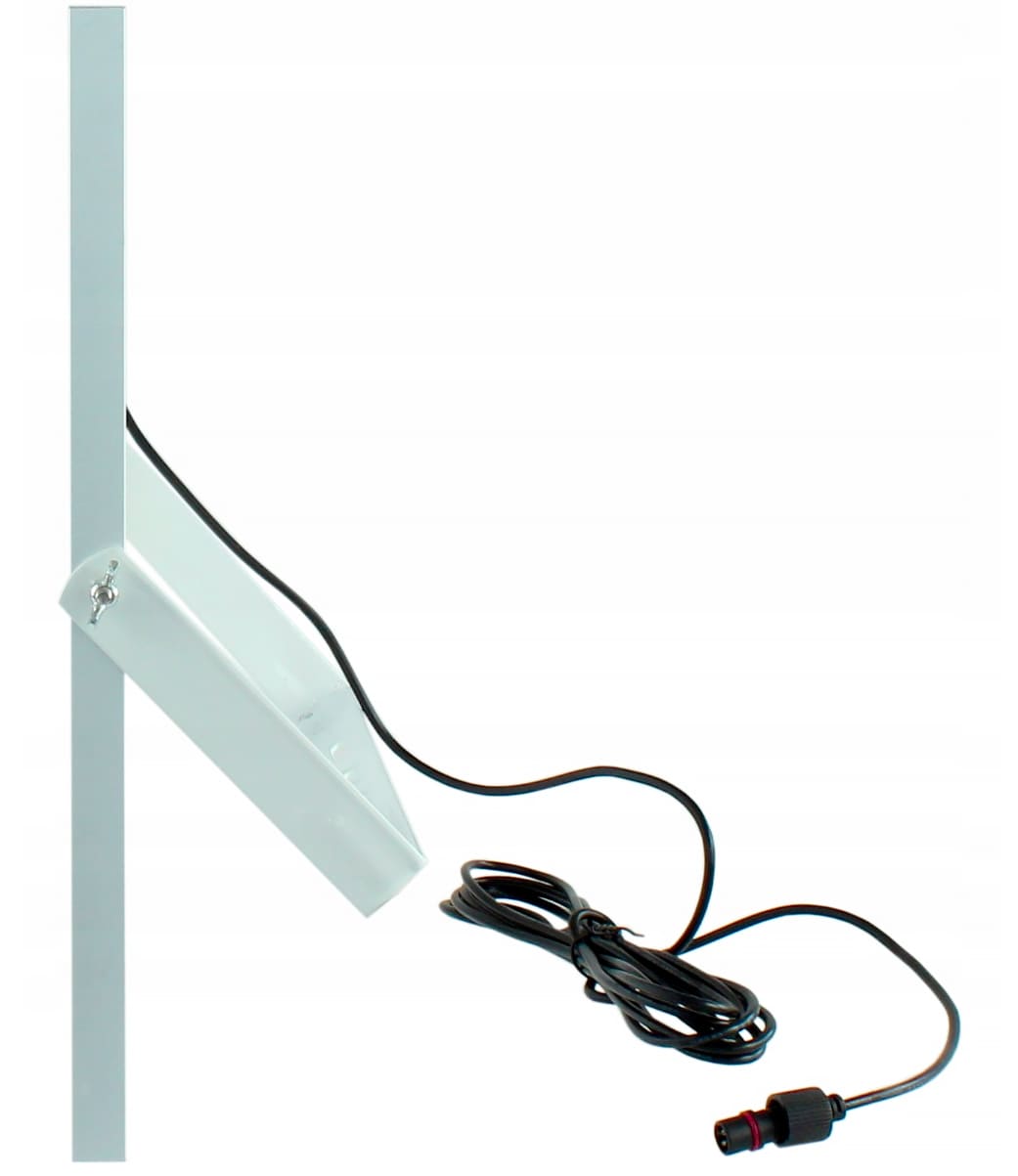 Strålkastare 216 LED 100W 6000 LM med solpanel och fjärrkontroll, IP65, slim - 9