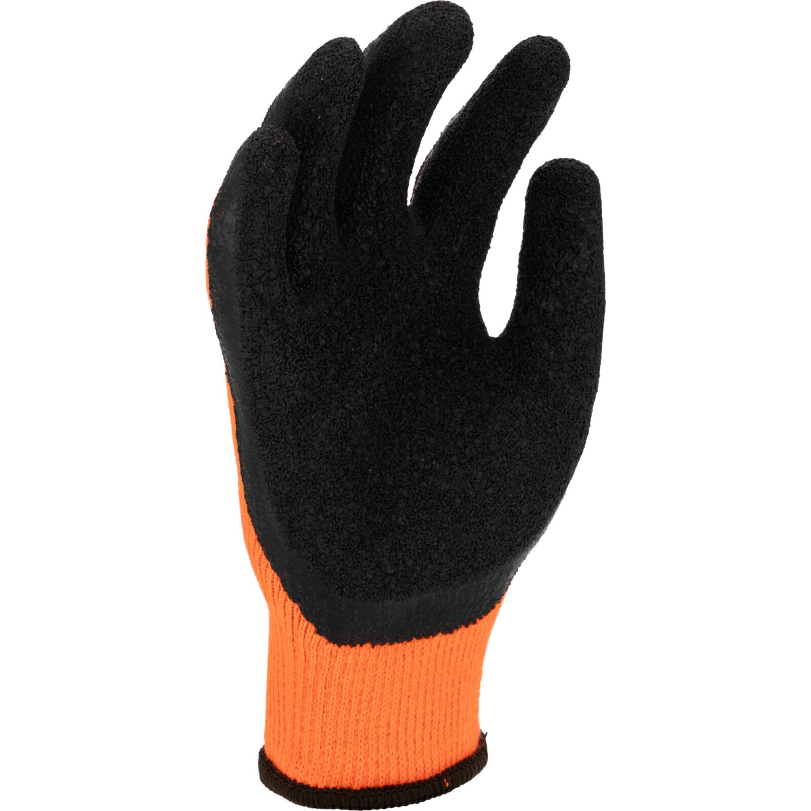 LahtiPro Handskar, vinterhandskar, latexbelagda vadderade skyddshandskar, svart-orange, CE, LAHTI (Handskestorlek : 9 [L] Handlängd 19,2cm Omkrets 22,9cm) - 4