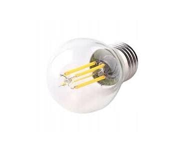 Vintage glödlampor LED E27 4W (motsvarar 40W) 440lm, 2700K varmt gulaktigt ljus, 4st