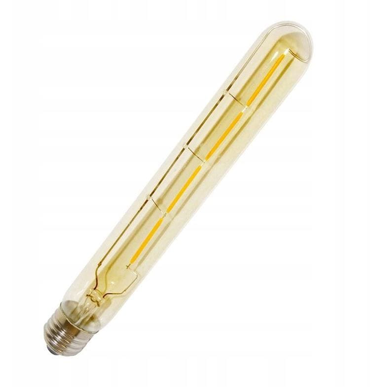 Vintage glödlampor LED E27 T30 4W lång 360lm, 2500K varmt gulaktigt ljus, 4st - 5