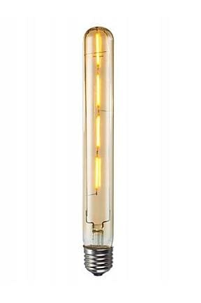 Vintage glödlampor LED E27 T30 4W lång 360lm, 2500K varmt gulaktigt ljus, 4st