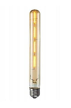 Vintage glödlampor LED E27 T30 4W lång 360lm, 2500K varmt gulaktigt ljus, 4st