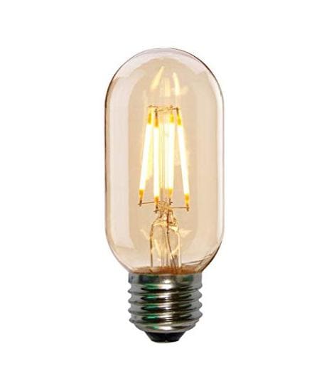 Vintage glödlampor LED E27 T44 4W 360lm, 2500K varmt gulaktigt ljus, 4st