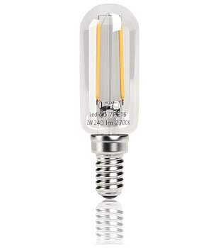 Vintage glödlampor LED E14 2W 240lm, 3000K varmt gulaktigt ljus, 4st