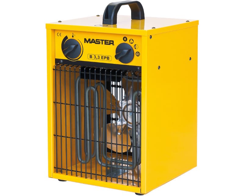 Byggfläkt 3.3 kW 230V med Termostat och Överhettningsskydd, Master