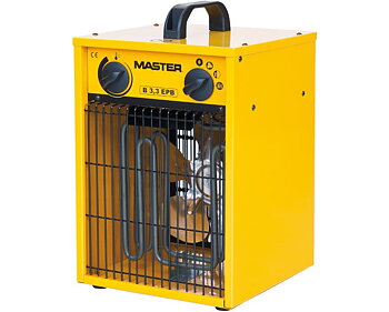 Byggfläkt 3.3 kW 230V med Termostat och Överhettningsskydd, Master