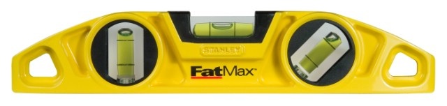 Torpedpass 23 cm STANLEY Fatmax Torpedo, megnetiskt, 3 libeller