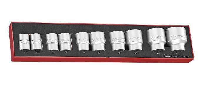 Hylssats 3/410 st, 22-50 mm, TENG Tools