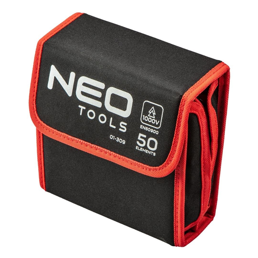 Skruvmejslar 1000V, sats 50 delar, magnetiska spetsar, ergonomiskt grepp, NEO Tools - 2