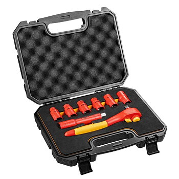Neo Tools Hylssats 1/21000V 10-19 mm, sats 8 delar inkl. spärrskaft, TENG Tools