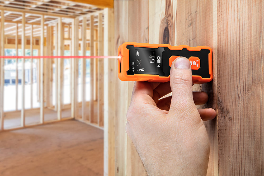 Avståndsmätare laser 20m, NEO Tools - 2