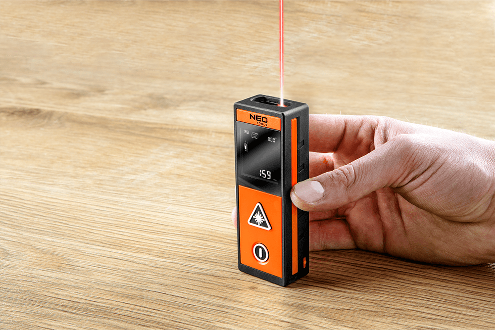 Avståndsmätare laser 40m, tryckskärm, NEO Tools - 8