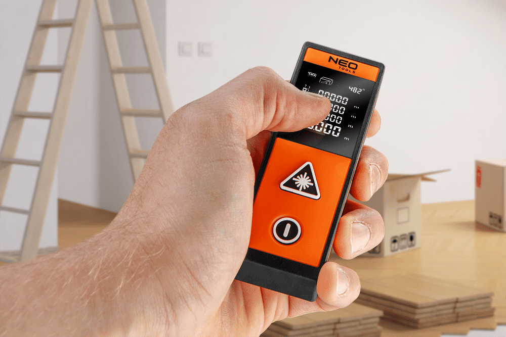Avståndsmätare laser 40m, tryckskärm, NEO Tools - 2