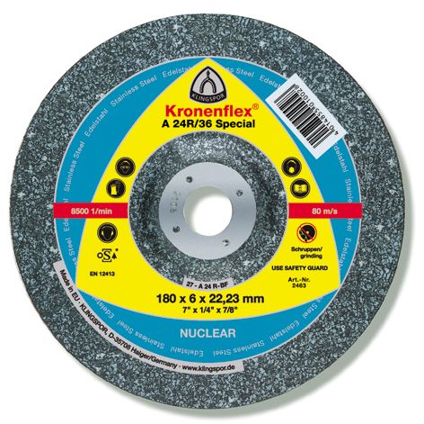 Depressed Centre Grinding Discs för Metal - 125 6.022
