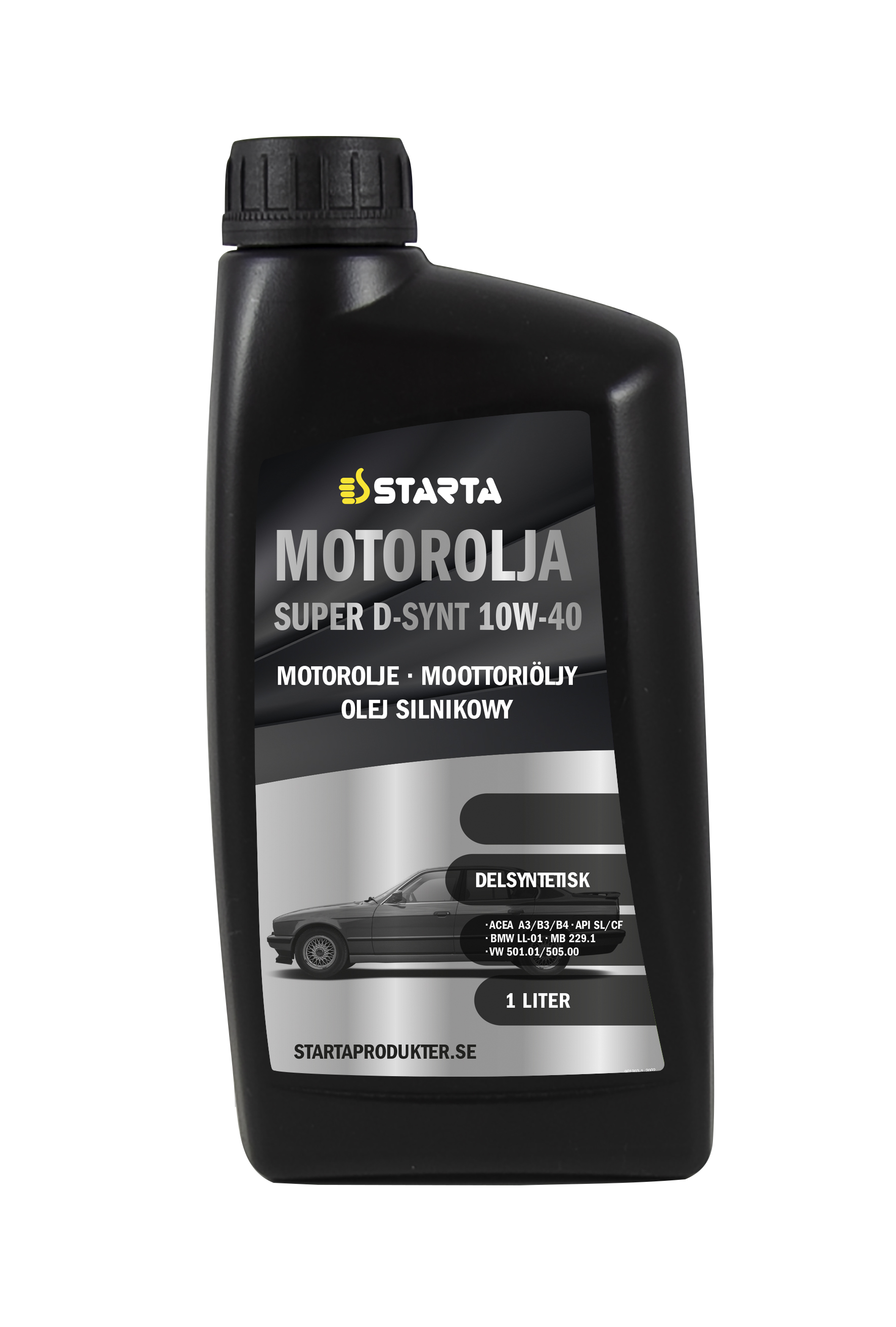 Starta Motorolja Super D-Synt 10W-40 1 L