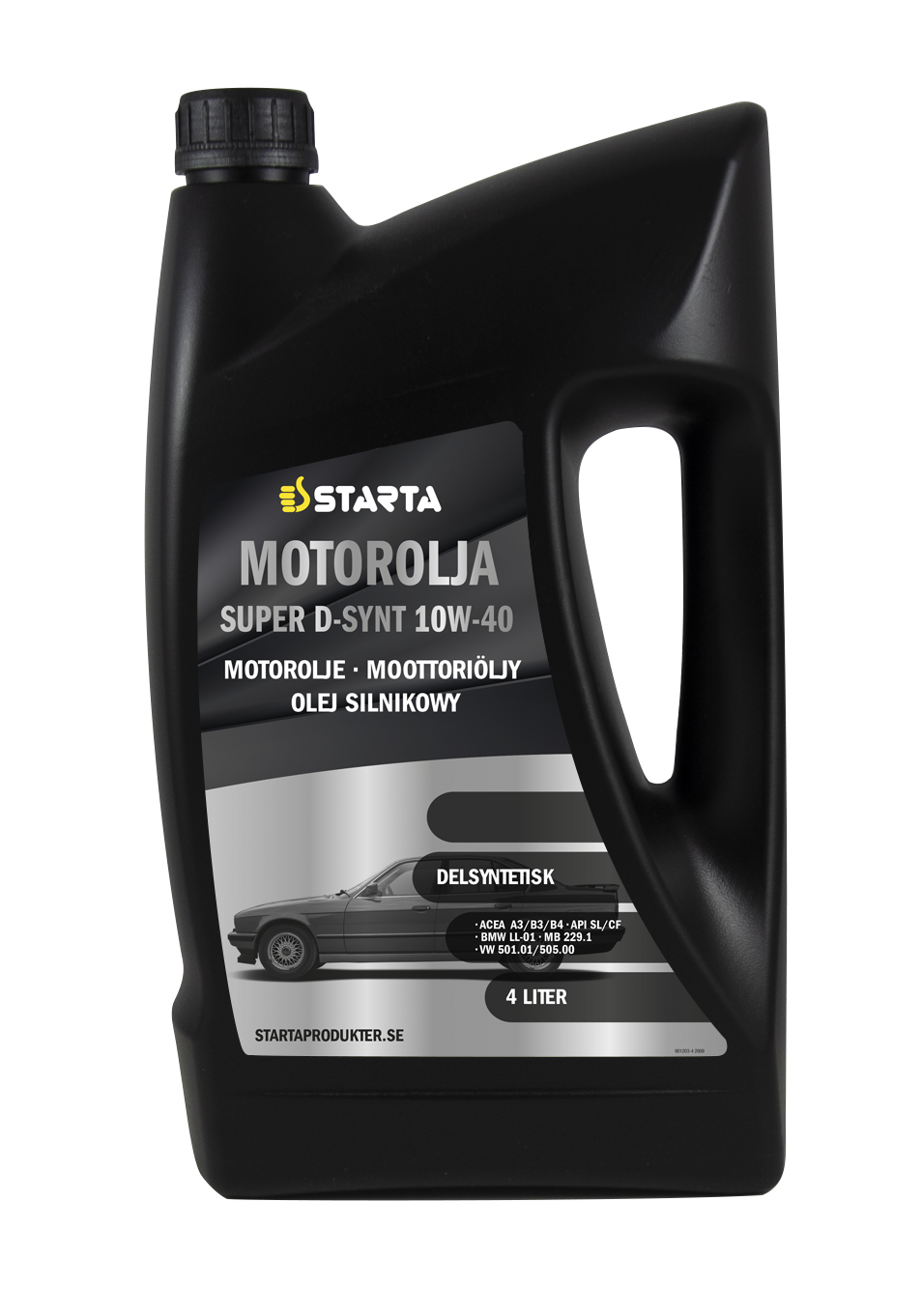 Starta Motorolja Super D-Synt 10W-40 4 L