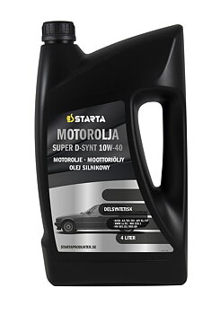 Starta Motorolja Super D-Synt 10W-40 4 L