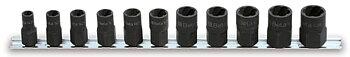 Skärande Hylsats 8–19 mm 3/8 & 1/211 delar, för Skadade Muttrar, BETA Tools